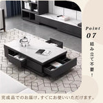 セラミック製センターテーブル｜高級感あふれるデザインと抜群の耐久性 hjl-1187