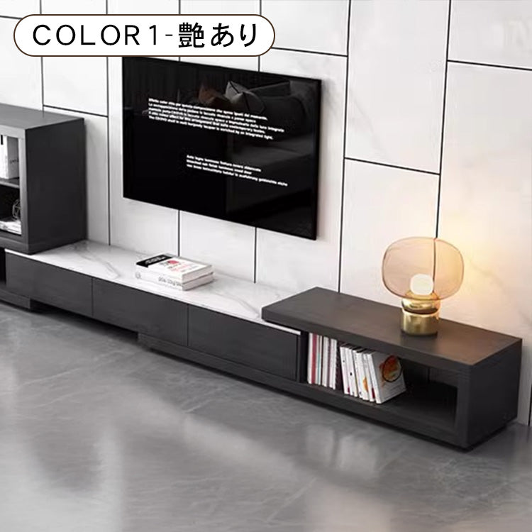 【高級セラミック製テレビ台】エレガントなデザインでリビングを一新 hjl-1188