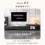 【高級セラミック製テレビ台】エレガントなデザインでリビングを一新 hjl-1188