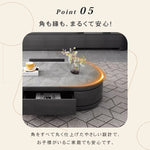 セラミック パイン製モダンセンターテーブル | 高級感あふれるデザイン | リビングルームに最適 hjl-1201