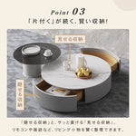 セラミック パイン 強化ガラス センターテーブル - 高級感と耐久性を兼ね備えたモダンデザイン hjl-1211