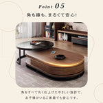 【人気デザイン】おしゃれな木製センターテーブル - リビングにぴったり hjl-1213