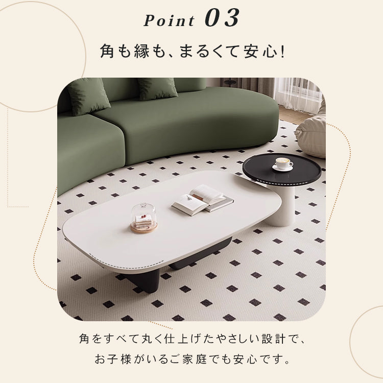 「スタイリッシュなデザインのセンターテーブル - 高品質の材質使用」 hjl-1219