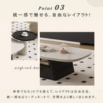 北欧デザインのパイン材センターテーブル - シンプルでおしゃれなインテリア hjl-1232