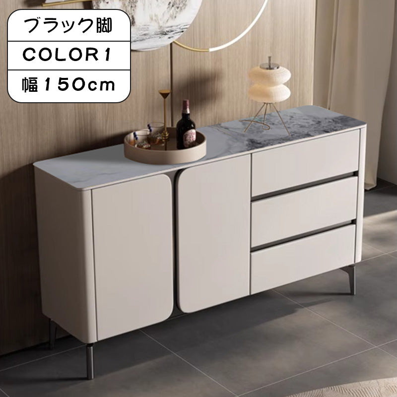 セラミック天板塗装仕上げ収納サイドボードイタリアンモダン hjl-2533