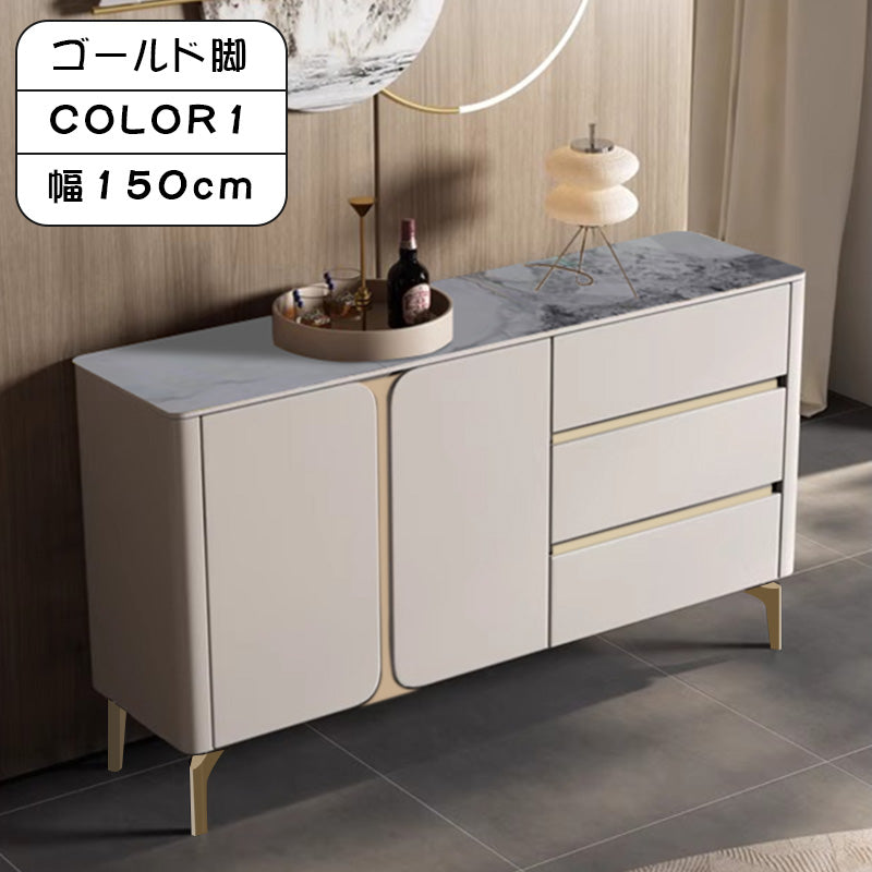 セラミック天板塗装仕上げ収納サイドボードイタリアンモダン hjl-2533