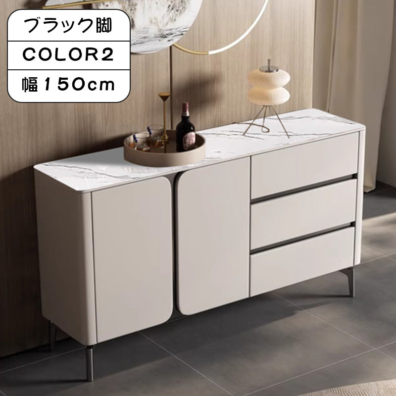 セラミック天板塗装仕上げ収納サイドボードイタリアンモダン hjl-2533