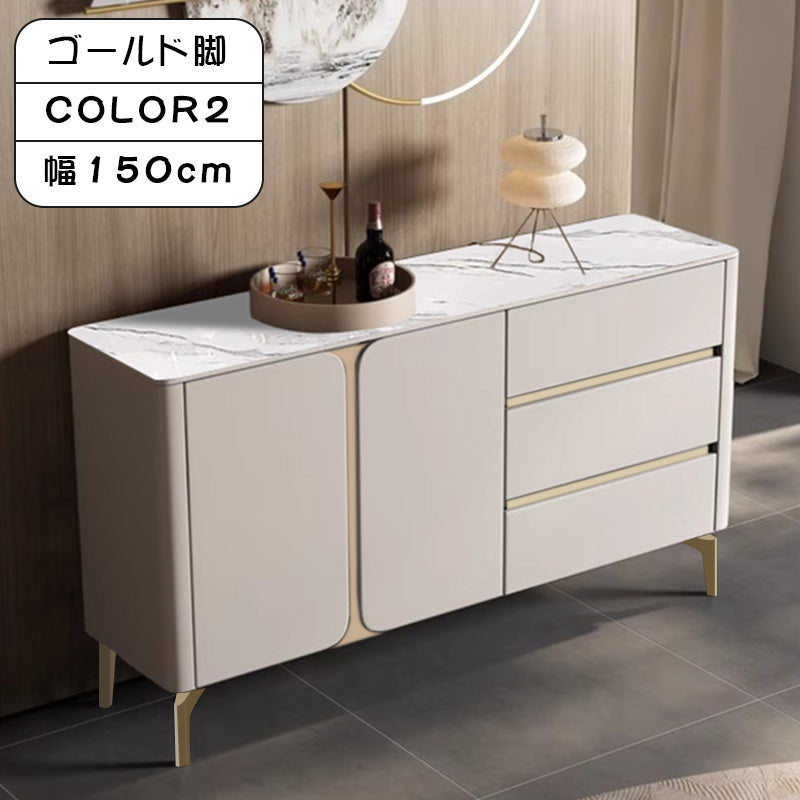 セラミック天板塗装仕上げ収納サイドボードイタリアンモダン hjl-2533