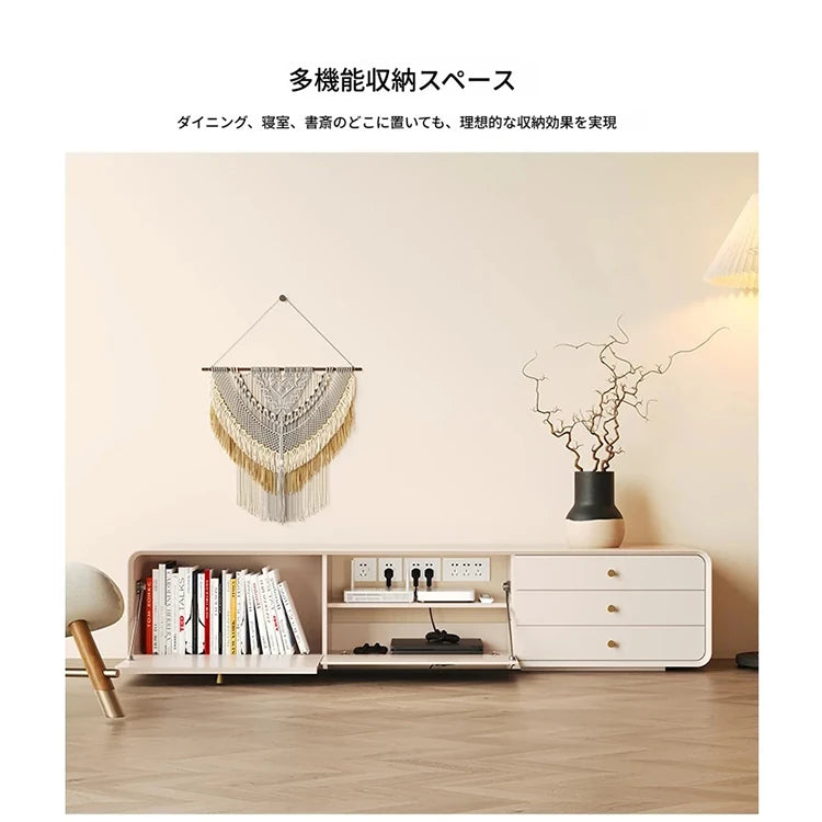 モダンデザインの多層板テレビ台 - シンプルでスタイリッシュなリビングインテリア創造 hko-4607
