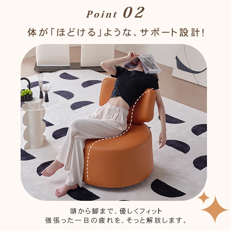 「快適なパイン多層板とPUレザー製ソファー｜高品質でおしゃれなリビングインテリア」 hksc-976
