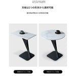 洗練されたセラミック製センターテーブル - モダンデザインとエレガントなインテリアに最適！ hldjj-3019