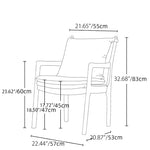 オークとチェリー材使用の高品質チェア - 綿麻クッション付きで快適な座り心地 hldmz-722