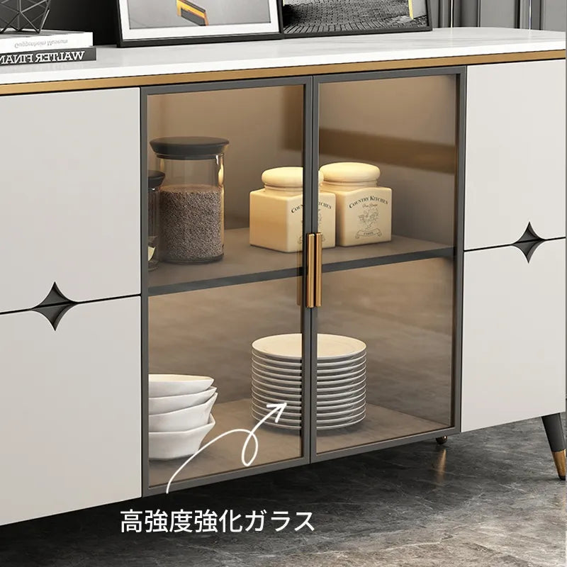 キャビネット カラー1 セラミック 強化ガラス 繊維板 hlwy-3707