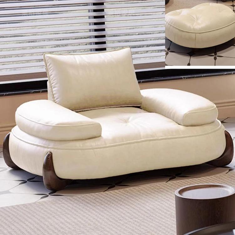 ソファ おしゃれ 合皮 オットマン 単品 1人掛け 幅123cm 2人掛け 幅170 190 220 250 280 310 340cm ライトブラウン ベージュ 大型 カウチ対応 モダン リビングソファ hly-3033