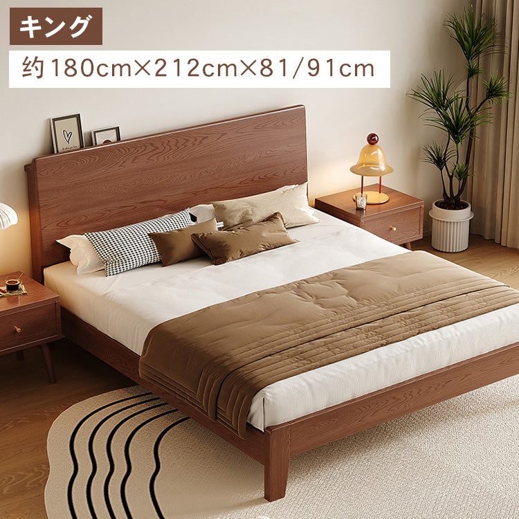 天然素材のパイン材使用！快眠をサポートする高品質ベッド hmak-235