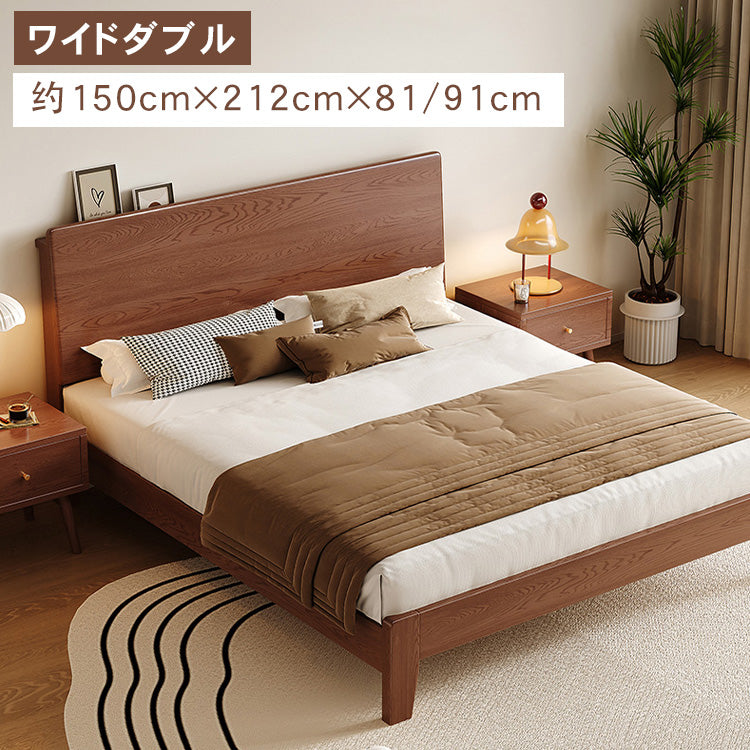 天然素材のパイン材使用！快眠をサポートする高品質ベッド hmak-235