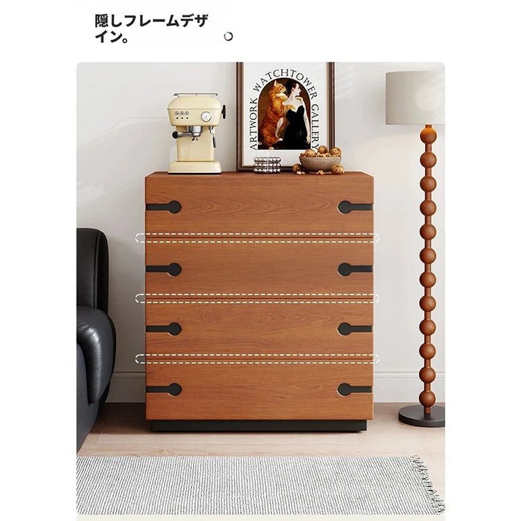 アッシュ材製のスタイリッシュキャビネット – モダンな収納解決策でお部屋を魅力的に！ hmr-4783