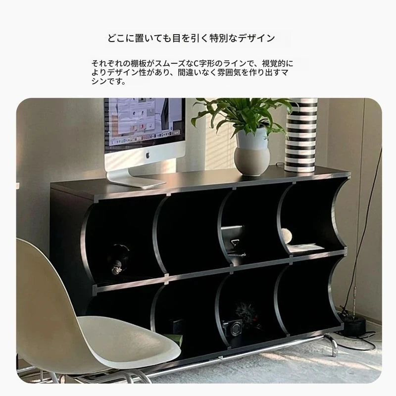 シンプルモダンデザインのアッシュ材とステンレス製ラック - 収納力抜群でおしゃれなインテリア家具 hmr-4811