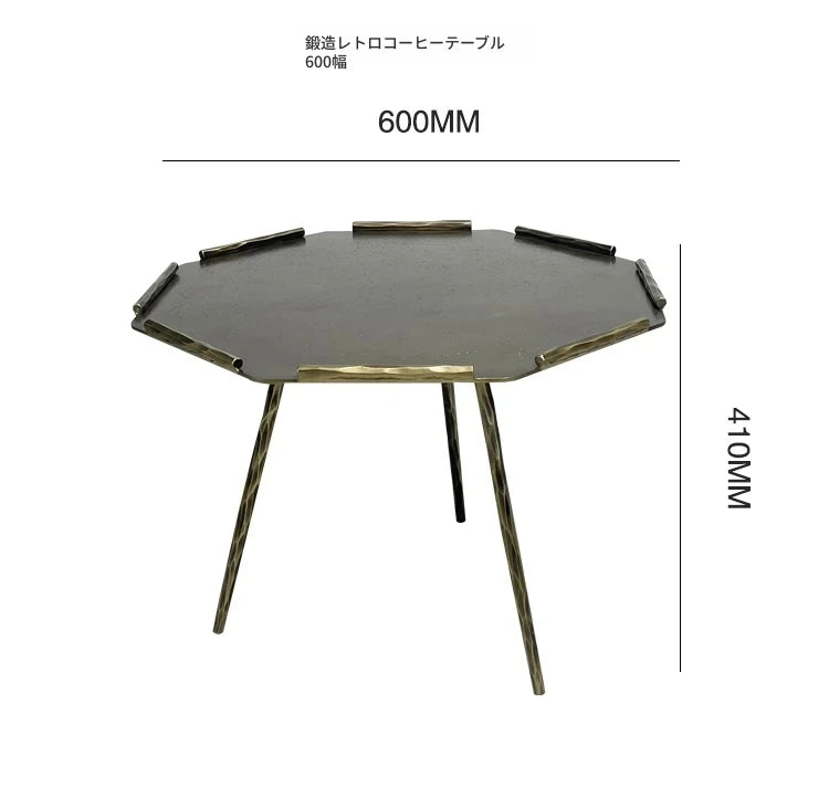 オシャレな八角形センターテーブルセット｜リビングを華やかに彩るデザイン家具 hmsf-4679