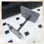 シンプルでスタイリッシュな合成皮革センターテーブル - ステンレス脚付き、リビングやダイニングに最適！ hmx-5094