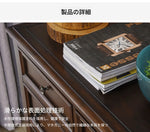 無垢材パイン多層板キャビネット - シンプルでスタイリッシュな収納家具、リビングや寝室に最適！ hmy-4995