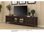 無垢材パイン使用のスタイリッシュなテレビ台【収納力抜群】【洗練されたデザイン】 hmy-4996