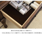 シンプルで洗練された無垢材パイン製センターテーブル｜収納付きのモダンデザイン家具 hmy-4998
