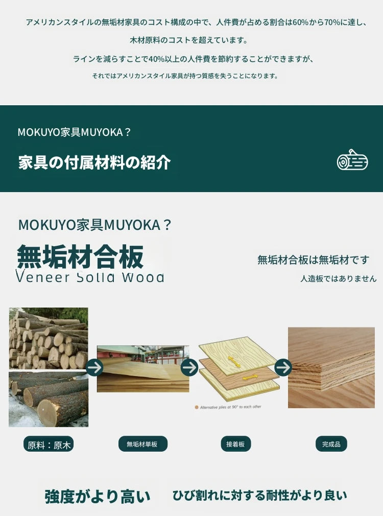 シンプルで洗練された無垢材パイン製センターテーブル｜収納付きのモダンデザイン家具 hmy-4998