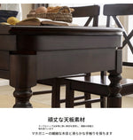 無垢材と多層板のラウンドテーブルセット | スタイリッシュなダイニングテーブルとチェア6脚 | 家庭の中心にぴったり hmy-5004