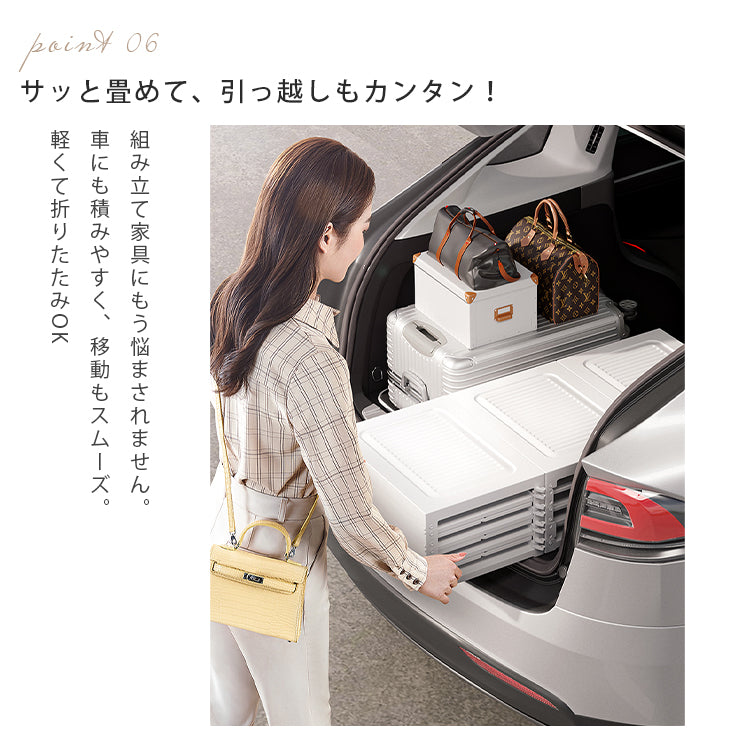 折りたたみ式ワードローブ 大容量で組立不要の寝室用収納キャビネット hmyhz-5466