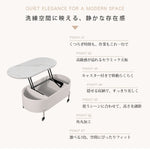 楕円形昇降式リビングテーブル 家庭用多機能伸縮センターテーブル 可動式デザイン hmysl-5481