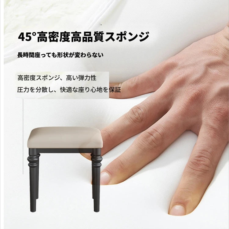 無垢材とラタン使用のスタイリッシュチェア - ラテックスPUレザーの快適な座り心地！ hmz-4940
