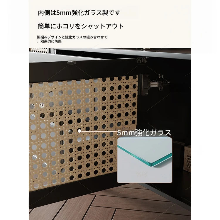 無垢材と強化ガラス製のスタイリッシュセンターテーブル - モダンリビングにぴったり！ hmz-4950