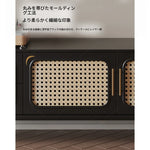 無垢材と強化ガラス製のスタイリッシュセンターテーブル - モダンリビングにぴったり！ hmz-4950