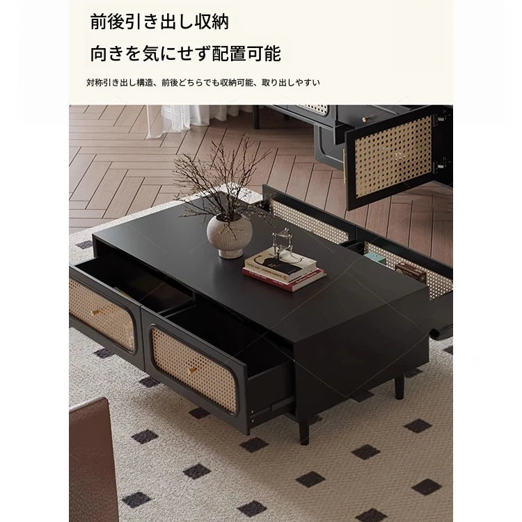 無垢材と強化ガラスのスタイリッシュテレビ台 - モダンなリビングルームに最適な収納家具 hmz-4951