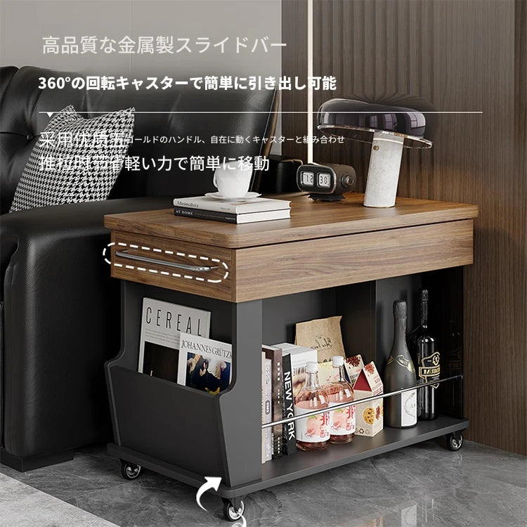 強化ガラスのセンターテーブル | モダンデザインと収納力抜群！リビングに最適なテーブル hmz-4954