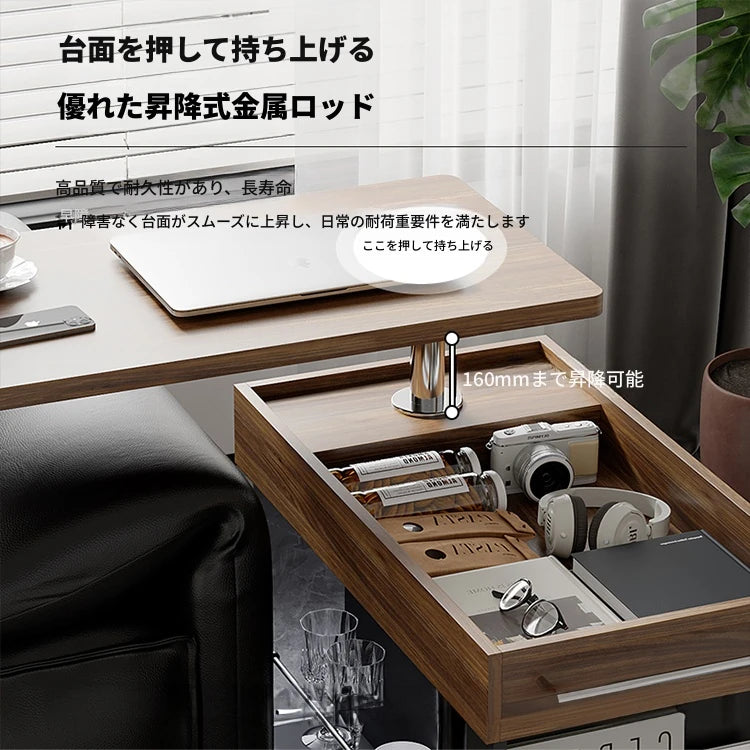 強化ガラスのセンターテーブル | モダンデザインと収納力抜群！リビングに最適なテーブル hmz-4954
