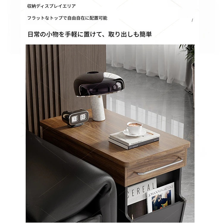 強化ガラスのセンターテーブル | モダンデザインと収納力抜群！リビングに最適なテーブル hmz-4954