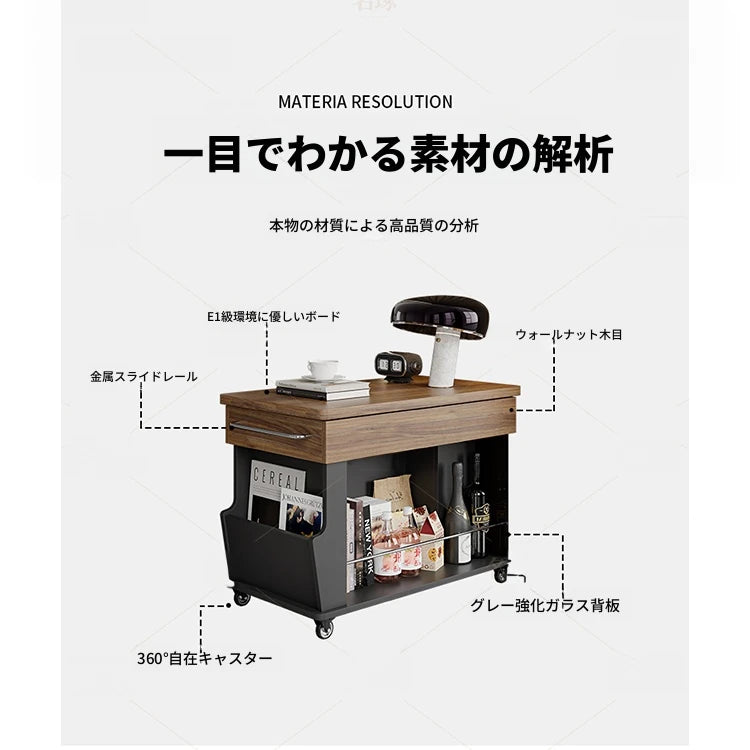 強化ガラスのセンターテーブル | モダンデザインと収納力抜群！リビングに最適なテーブル hmz-4954