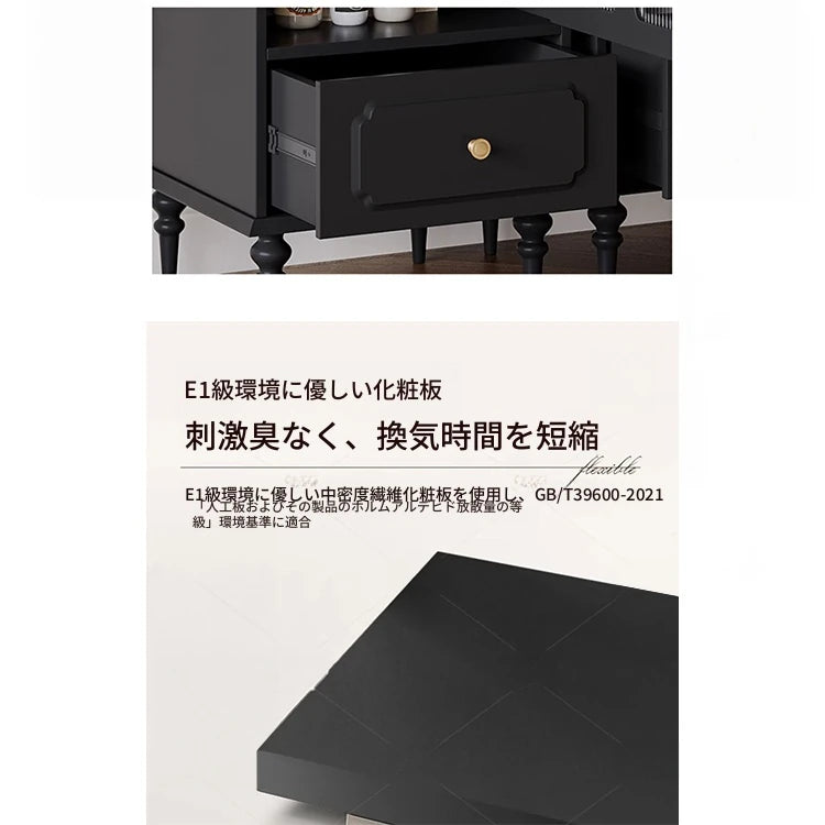 無垢材ガラスキャビネット - シックなデザインでおしゃれな収納空間を演出！ hmz-4956