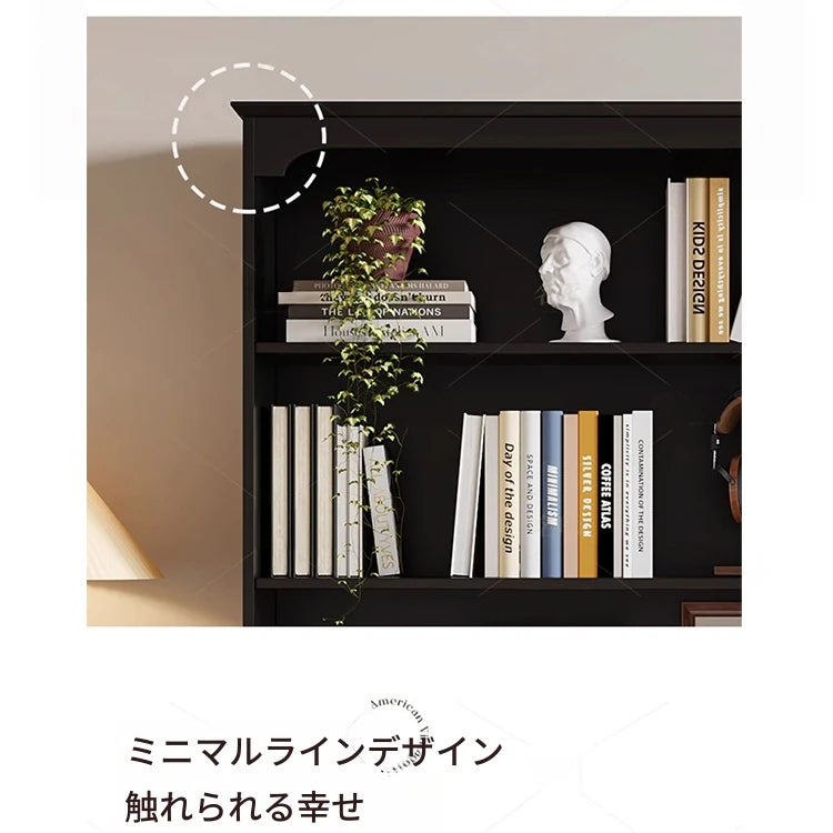 無垢材キャビネット | スタイリッシュな収納ソリューション | モダンデザインと機能性を兼ね備えた家具 hmz-4958