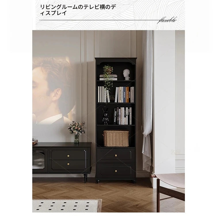 無垢材キャビネット | スタイリッシュな収納ソリューション | モダンデザインと機能性を兼ね備えた家具 hmz-4958