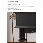 無垢材ガラス製ドレッサー｜エレガントなデザインと広々収納で美しさを引き立てるコスメ台 hmz-4960
