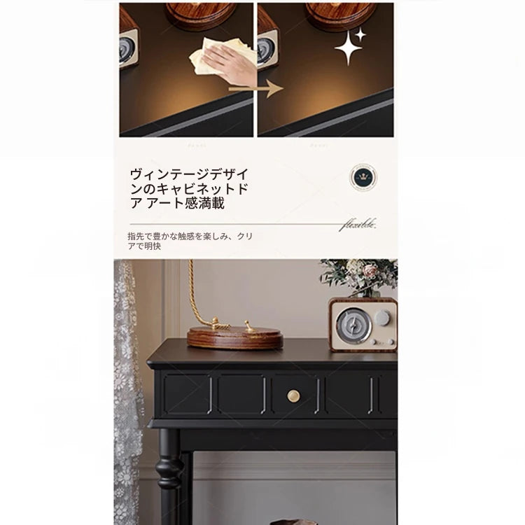 シンプルでスタイリッシュなブラックセンターテーブル - おしゃれなリビングに最適な収納付きデザイン hmz-4963