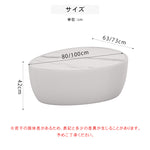創意セラミックセンターテーブル リビング用 小型住宅向け モダンシンプル 高級感 異形デザイン小型テーブルhoq-4000