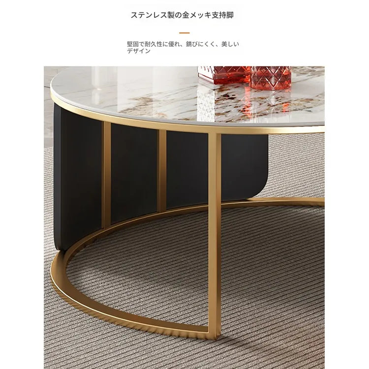 センターテーブル カラー1 セラミック ステンレス パイン 中密度繊維板 hqm-3239