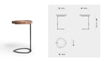 アッシュ材とスチール製のスタイリッシュセンターテーブル - モダンなリビングにぴったり！ hrn-5255