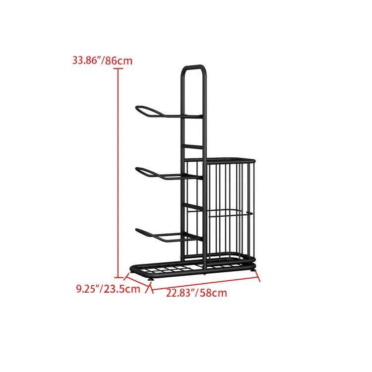スポーツボール収納ラック｜おしゃれなメタルデザインで多用途使用可 hsen-2027