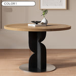 無垢材ラウンドテーブル ナチュラル 北欧風 カフェ?ミーティング用 hsgmy-5732