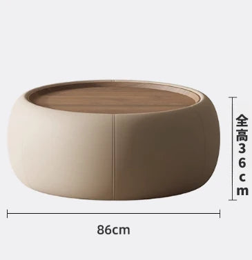 モダンセンターテーブル｜合成皮革×多層板｜シンプルでスタイリッシュな家財道具 hsms-4909